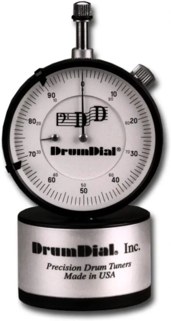The Drum Dial helps you achieve a consistent drum tone by measuring drum head tension.